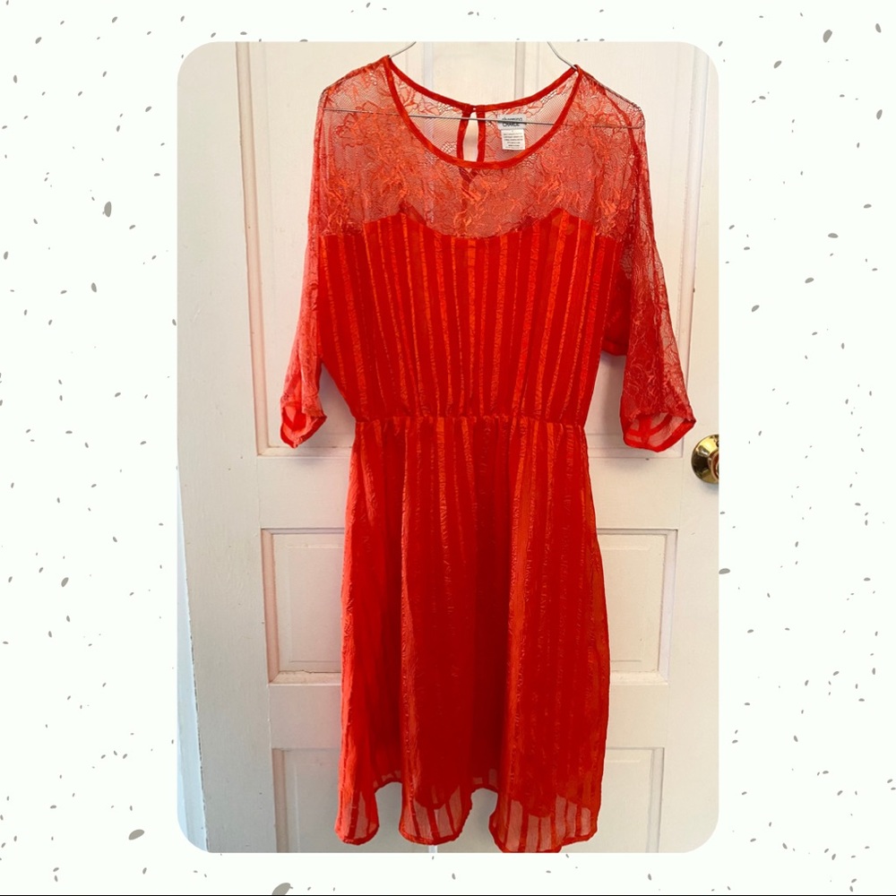 Charming Charlie Orange Dress